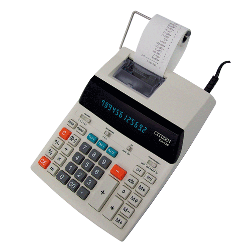 ANTES DE CRISTO. veneno Minimizar Citizen CX-126 Desktop Printing Calculator