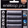 Panasonic Eneloop PRO AA 2500mAh Rechargeable Batteries 4 Pack 3 15107 1311131
