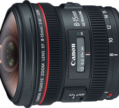Canon EF 8-15mm f/4L Fisheye USM EF Mount Lens