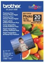 Brother BP71GP20 6x4 Premium Glossy Photo Paper 260GSM 20 Sheets 2 17081 33132811