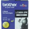 Brother LC38BK2PK Black Ink Cartridge Twin Pack 2 17093 55132811