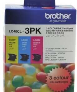 Brother LC40CL3PK CMY Colour Ink Cartridges (Triple Pack)