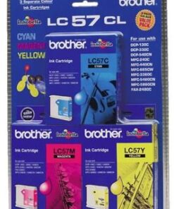 Brother LC57CL3PK CMY Colour Ink Cartridges (Triple Pack)