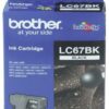 Brother LC67BK Black Ink Cartridge 2 17115 9152811