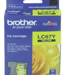 Brother LC67Y Yellow Ink Cartridge
