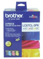 Brother LC67CL3PK CMY Colour Ink Cartridges (Triple Pack) 3 17120 53152811
