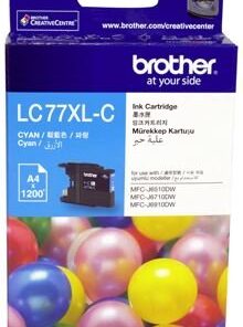 Brother LC77XLC Cyan High Yield Ink Cartridge