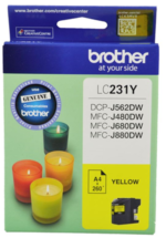 Brother LC231Y Yellow Ink Cartridge 2 17162 13162911