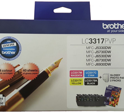 Brother LC3317PVP Ink Cartridge Photo Value Pack