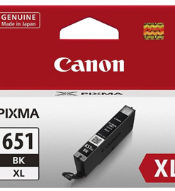 Canon CLI651XLBK XL Black High Yield Ink Cartridge