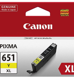 Canon CLI651XLY Yellow High Yield Ink Cartridge
