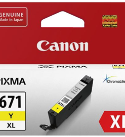 Canon CLI671XLY Yellow High Yield Ink Cartridge