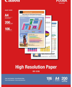 Canon HR-101N A4 High Resolution 106gsm Photo Paper - 200 Sheets