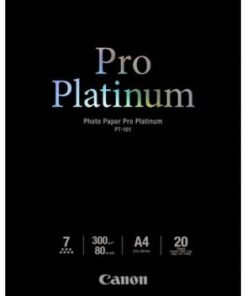 Canon PT-101 A4 Pro Platinum 300gsm Photo Paper - 20 Sheets