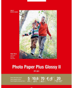 Canon PP-301 4x6 Glossy II 275gsm Photo Paper - 20 Sheets