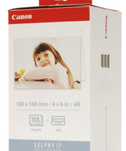 Canon KP-108IN Selphy 6x4 Photo Paper & Ink Kit - 108 Sheets