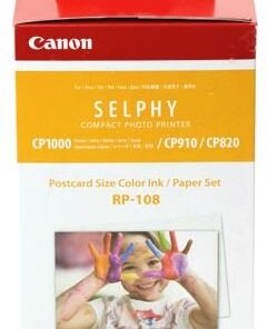 Canon RP-108 Selphy 6x4 Photo Paper & Ink Kit - 108 Sheets