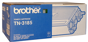 Brother TN-3185 Black High Yield Toner 1 Brother TN-3185 Black High Yield Toner