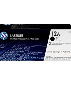 HP 12A Black Toner (Dual Pack)