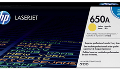 HP 650A Yellow Toner