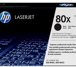 HP 80X Black High Yield Toner