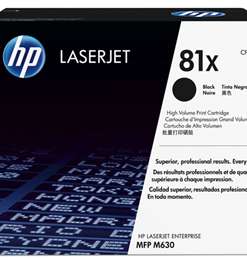 HP 81X Black High Yield Toner