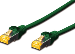Digitus S-FTP CAT6A Patch Lead - 10M Green