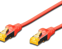 Digitus S-FTP CAT6A Patch Lead - 10M Red