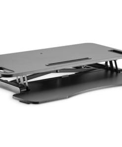 Digitus Ergonomic Height Adjust Workspace Riser - Sit/Stand - Black