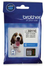 Brother LC3311C Cyan Ink Cartridge 2 19024 531069