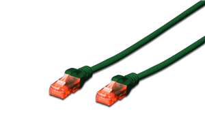 Digitus UTP CAT6 Patch Lead - 1M Green 1 Digitus UTP CAT6 Patch Lead - 1M Green