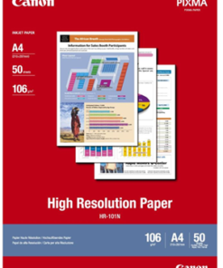 Canon HR-101N A4 High Resolution 106gsm Photo Paper - 50 Sheets
