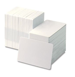Zebra Single Side USB Card Printer Box of 500 White PVC Cards