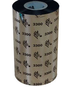 Zebra J3300 Wax/Resin Ribbon Black 110mm x 300m