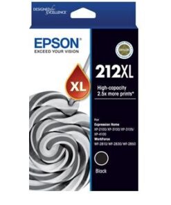 Epson 212XL Black High Yield Ink Cartridge