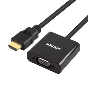 Unitek HDMI Type A (M) to VGA (F) Adapter Cable 1 Unitek HDMI Type A (M) to VGA (F) Adapter Cable