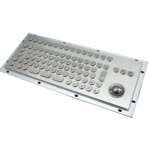 Inputel KB205 Stainless Steel Keyboard + Trackball IP65 - USB 1 Inputel KB205 Stainless Steel Keyboard + Trackball IP65 - USB