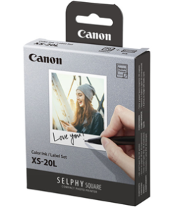 Canon Selphy XS-20L Photo Paper + Ink 20 Pack