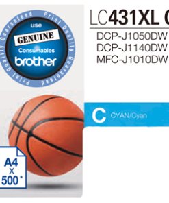 Brother LC431XLC Cyan High Yield Ink Cartridge