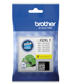 Brother LC432XLY Yellow High Yield Ink Cartridge
