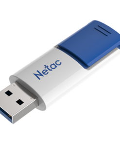 Netac U182 USB3 Flash Drive 128GB UFD Retractable Blue/White