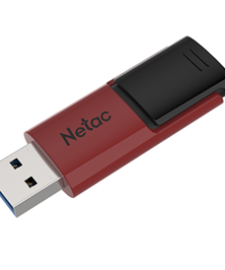 Netac U182 USB3 Flash Drive 64GB UFD Retractable Red/Black