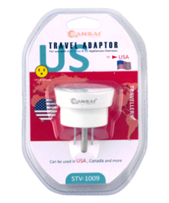 Sansai OutboundTravel Adapter - NZ/AU to US Plug