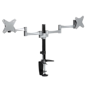 Brateck 13-27" Dual Monitor Stand with Clamp & Grommet Base