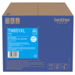 Brother TN851XLC Cyan High Capacity Toner 2 24340 1214103