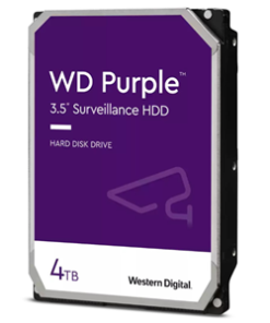 WD Purple 4TB SATA 3.5" Intellipower 64MB Surveillance HDD 3Yr Wty,
