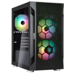 SilverStone Fara H1M mATX Case - Glass Window + ARGB fans 3 24674 2716196