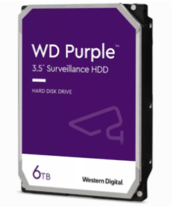 WD Purple 6TB SATA 3.5" Intellipower 256MB Surveillance HDD 3Yr Wty.