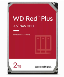 WD Red Plus 2TB SATA 3.5" Intellipower 64MB 5400RPM NAS HDD 3Yr Wty