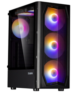Zalman N4 Rev.1 ATX Black Mid Tower Case 4x140mm RGB